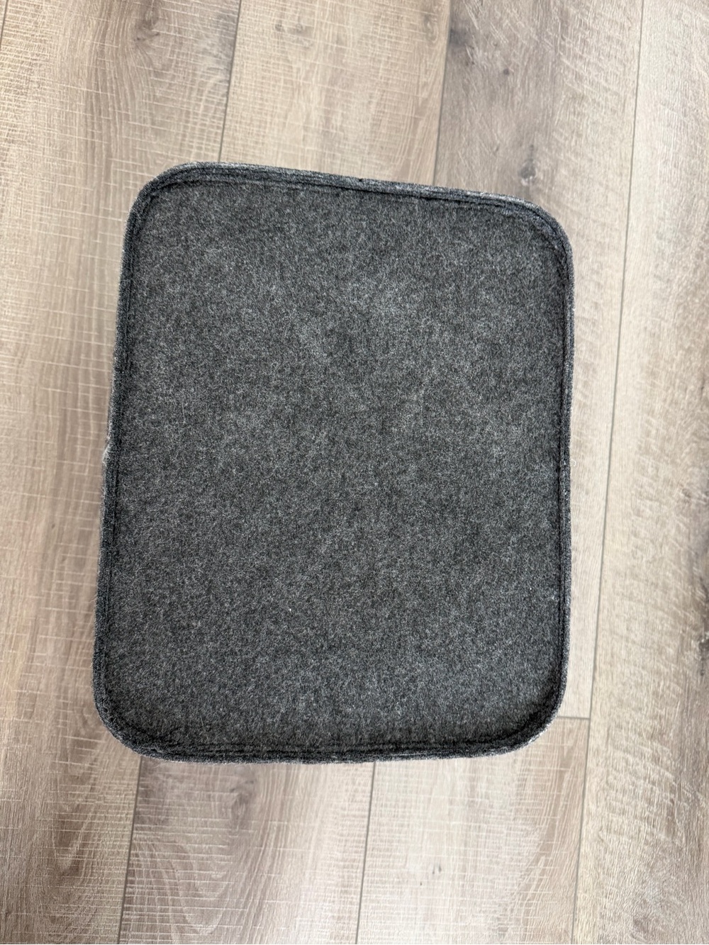 Like new dark gray Felt Basket with Stitching - Brightroom - Picture 5 of 5